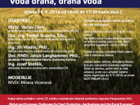Pozvánka Voda drahá, drahá voda