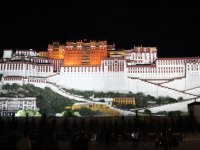 Potala palác v noci