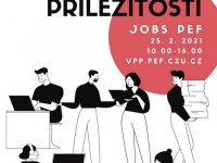 Plakát Veletrhu pracovních příležitostí PEF